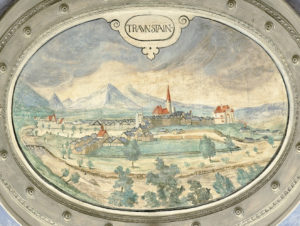 Traunstein: Deckengemälde Hans Dornauers im Antiquarium der Münchner Residenz um 1590. © H. Dopsch/J. Lang