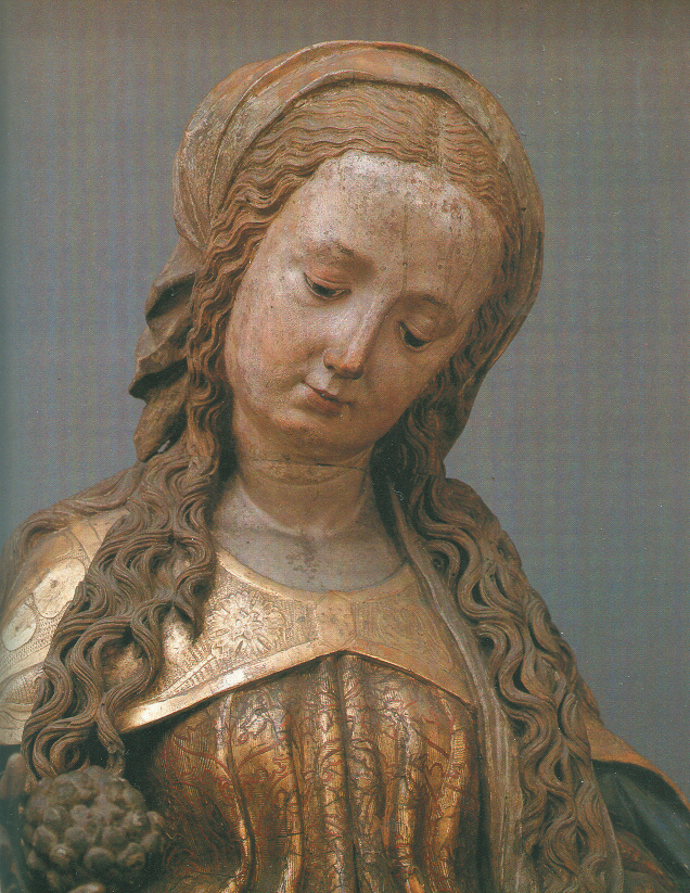 J. B. Fischer von Erlach hat die spätgotische Marienfigur vom Flügelaltar des Michael Pacher übernommen © C. Schneeweiss