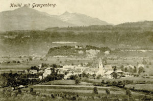 Kuchl mit Georgenberg, vor 1900. © SLA , Fotosammlung A 01776, Reproduktion SLA