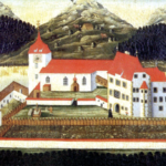 Alte Ansicht des Benediktinerprioriats St. Ulrich am Pillersee © J. Lang