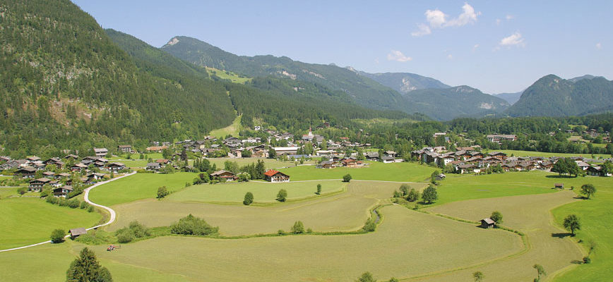 Blick auf Lofer im Sommer. © Marktgemeinde Lofer