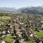 Oberalm aus der Luft gegen Süden (heute). © Marktgemeinde Oberalm