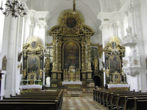 Inneres der 1682/83 erbauten Allerheiligen-Kirche. © S. Schwedler