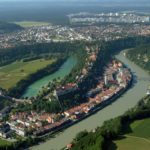 Burghausen heute: Burg - Altstadt - Neustadt © Burghauser Touristik GmbH