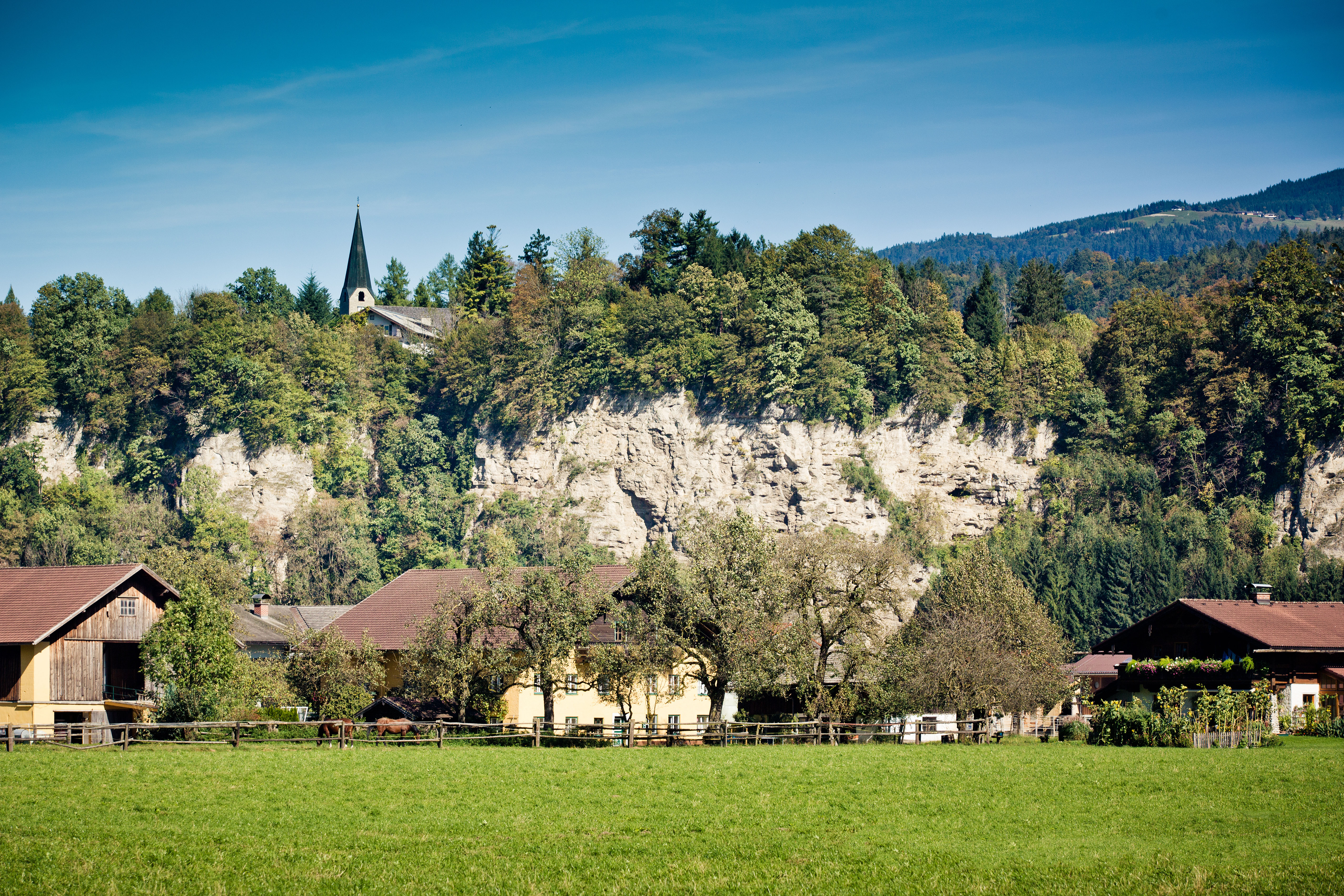 Der schon zur Jungsteinzeit besiedelte Georgenberg in Kuchl © TVB Kuchl