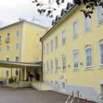 Eingangsbereich des Kasererhofes, heute Castellani-Parkhotel © H. Guggenberger