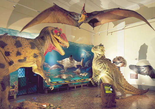 Saurierhalle © Haus der Natur