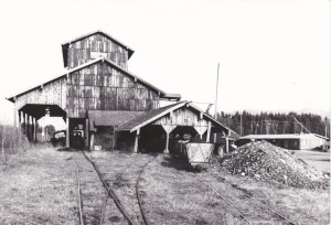 Der Torfbahnhof Rottau von Westen mit Feldbahngleisstrecken kurz vor Betriebsende (April 1988). © H. Großeschmidt