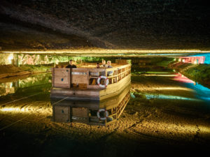 Floßfahrt im Berg © Salzwelten/Podpera