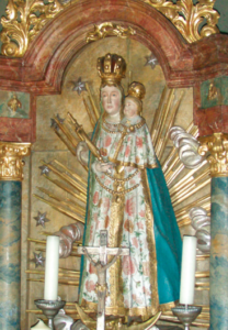 Madonna im Altar über der Quelle © C. Soika