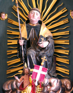 Die spätgotische Figur des Viehpatrons St. Leonhard © H. Roth