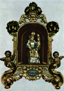 Kopie der Ettaler-Madonna aus dem Holz des Birnbaumes © H. Roth