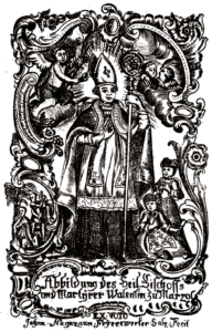 Andachtsbild des hl. Valentin von Marzoll © J. Lang