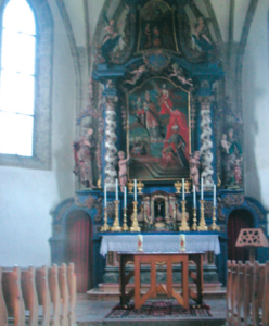 Der Altarraum in Torren © K. Birnbacher