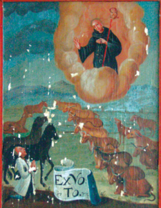 Votivbild für St. Leonhard, den Schutzpatron des Viehs © C. Soika
